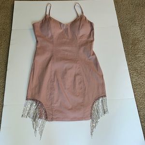 Haute Monde Baby pink body con dress